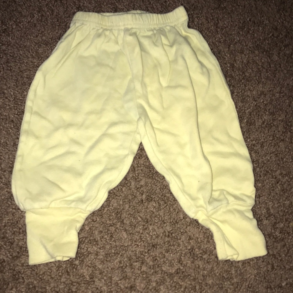 3-6M green/ yellow pants